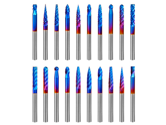 Kit 20 Brocas Puntas Azul