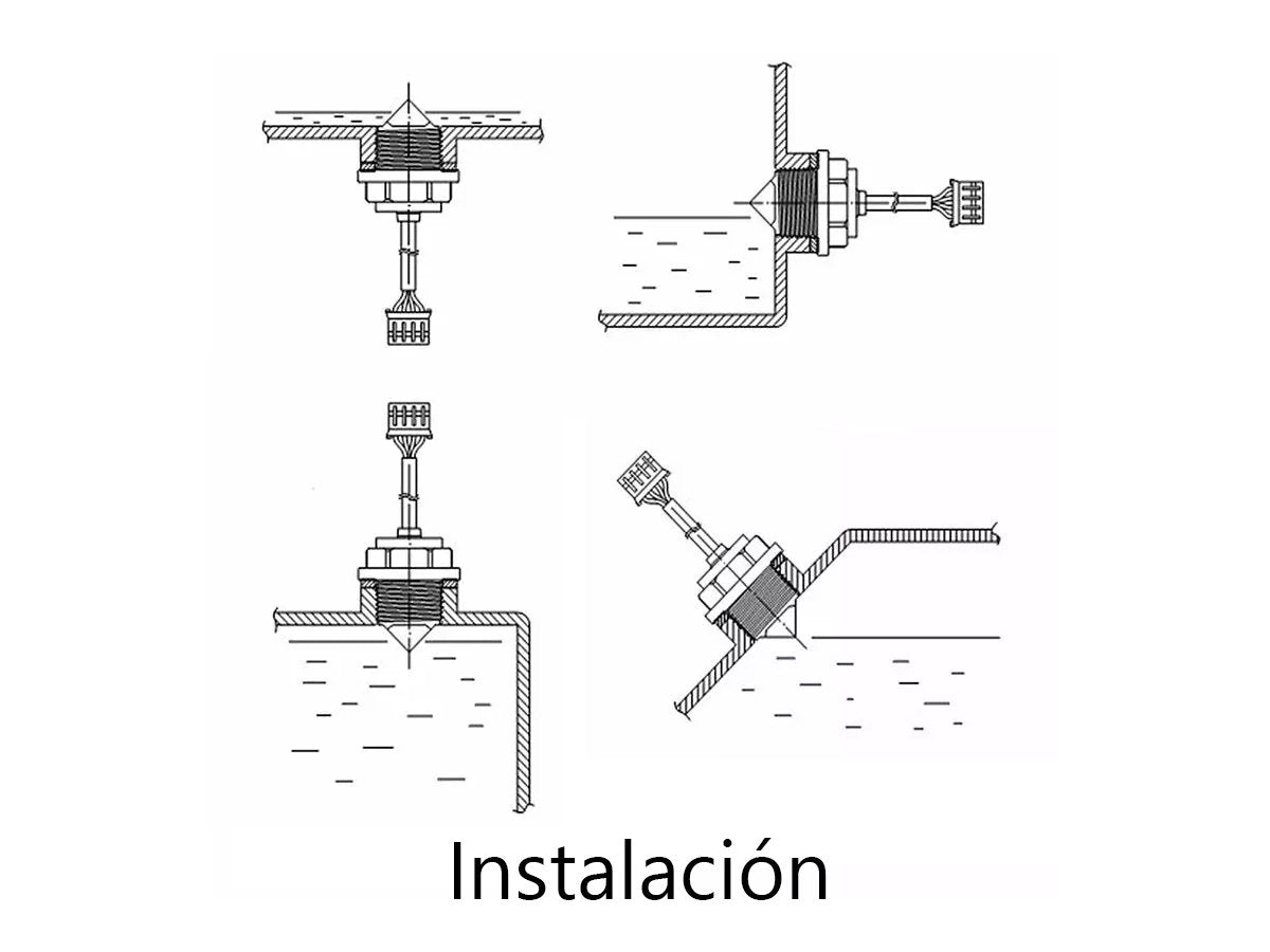 Sensor de Nivel de Líquido Óptico