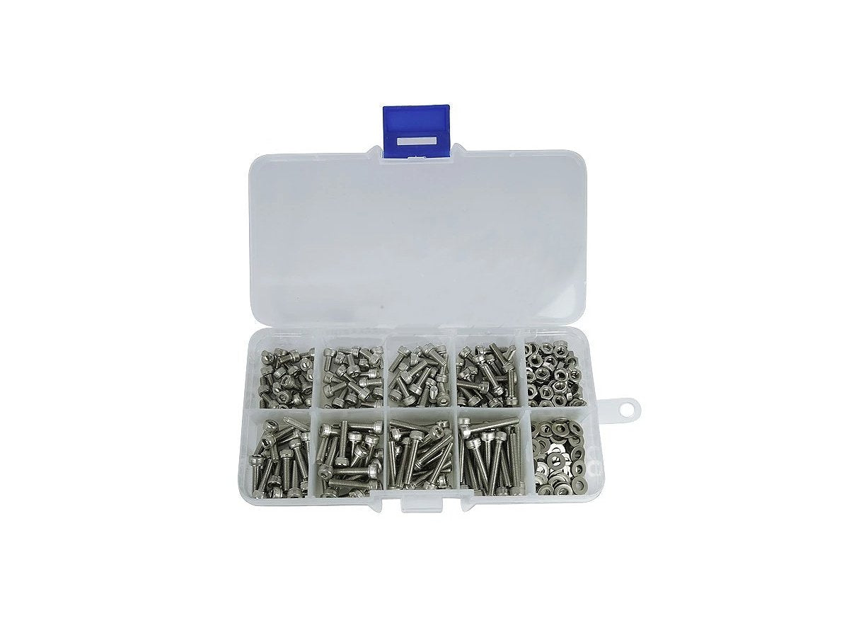 Kit 320 de Tornillos Cabeza Hexagonal