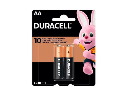 Pilas Alcalinas AA pack de 2 Duracell