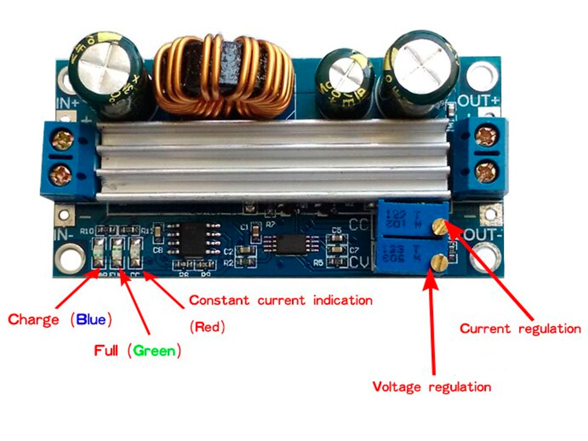 Regulador Voltaje Y Corriente Constante  5-30 a 0.5-30V 3A 35W