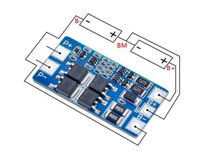 Cargador BMS 18650 2S 10A