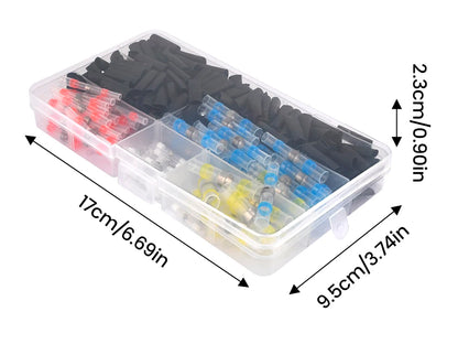 Kit de 300 Conectores Soldables e Impermeables con Tubo Termorretráctil